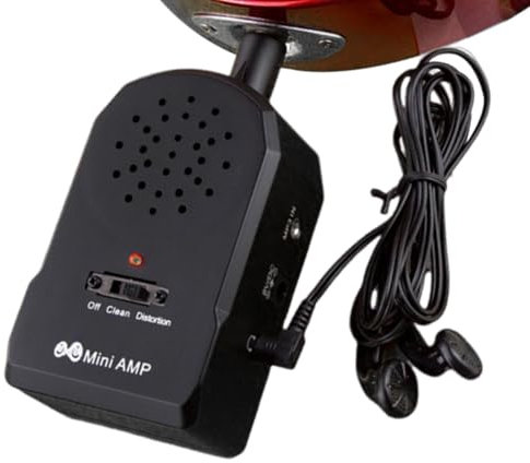 Gitarrenverstärker, kabelloser AMP für E-Gitarre und Bass, praktische persönliche Bässe, Lieferung mit 4 eingebauten Effekten für Zuhause, Schule