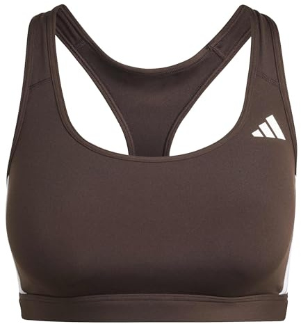 adidas Damen Optime Essentials Workout 3-Stripes Medium Support Bra Sport-BH (1er Pack)