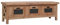 WRJENFSC TV-Schrank mit 3 Schubladen 120×30×40 cm Massivholz Mahagoni Tv Stand Cabinet Tv Board Hängend Buffetschrank Fernsehtisch Hoch für Schlafzimmer Flur Inneres Wohnstube