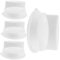 KALLORY 4Pcs Microwave Oven Control Knobs Timer Button Replacement Fit for Various Microwave Ovens Easy to Operate Heat Modern Design for Efficient