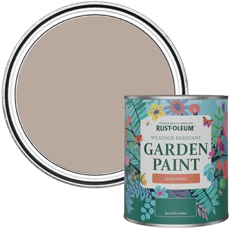 Rust-Oleum Mould Resistant Garden Paint in Satin Finish - Oatfield 750ml