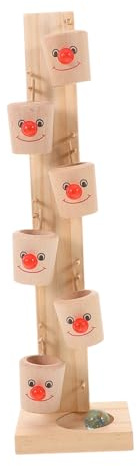 Gatuida Holzspielzeug Kugelbahn für Kleinkinder Mehrschichtiger Murmelrollturm Farbenfrohes Entwicklungs und Lernspielzeug für Babys und Kinder