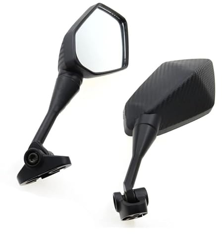 Motorrad Spiegel Für YZF600 Für YZF R1 R6 R3 R125 R25 R15 Baujahre 2003–2009 Motorradspiegel Rückspiegel Seite(Carbon Fiber Pattern)
