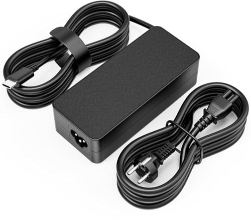 Caricatore universale notebook 100W USB-C 20V 5A cavi 1,2m AC 1,8m DC | per MacBook Pro/Air, Lenovo ThinkPad, HP, Dell, ASUS, Acer, Xiaomi, Samsung Notebook PC Portatile Adattatore