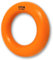 WEPO Beißring Hund Ø 9cm Orange - Kauspielzeug Welpen - Dog Activity - Hundespielzeug große Hunde & kleine Hunde - Zum Apportieren, Werfen & Toben