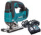 Makita DJV182Z 18V LXT Li-on Brushless Jigsaw with 2 x 5.0Ah BL1850 Batteries & DC18RC Charger