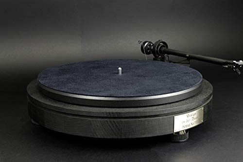 McDAISON Genuine Leather Black Turntable Damping Mat