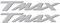 labelbike - Scritte resina tmax adesivi 3D scooter compatibili con Yamaha T-Max 500-530-560 Argento