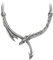 Alchemy Gothic Dragons Lure Damen Halskette Drache Silber Einheitsgröße, Zinn, Kein Edelstein, Einheitsgröße, Hartzinn, Kein Edelstein