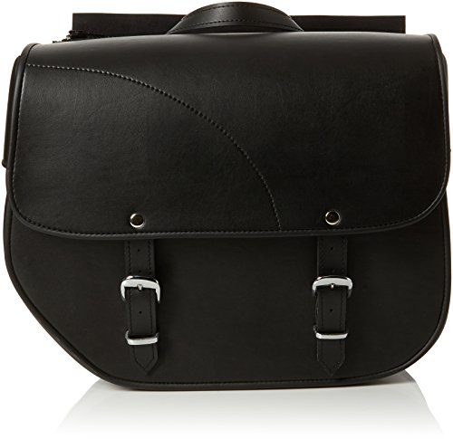 Customacces AP0001N Leder-Satteltasche Customacces Sant Louis Model Rechte Seite für Harley Davidson Sportster, Kawasaki Vulcan S