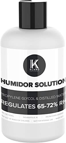 CASE ELEGANCE Humidor Lösung Einzelflasche - Spezialformel 50% destilliertes Wasser / 50% Propylenglykol 250 ml
