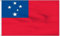 SHATCHI 5ft x 3ft National Flags Events Pub BBQ Decorations for Rugby Cricket Football Sports 2023 World Cup Banner Fan Support Table Cover, Polyester, Samoa