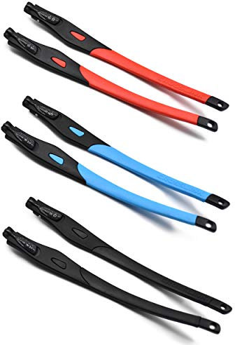 SOODASE Rot/Blau/Schwarz Ersatzglasrahmen Gläser beine For Oakley Crosslink Brillengestell