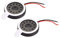 Sourcing Map Audiolautsprecher mit Kabel für elektronische Projekte, 1 W, 8 Ohm, 16 mm Durchmesser, 2 Stück