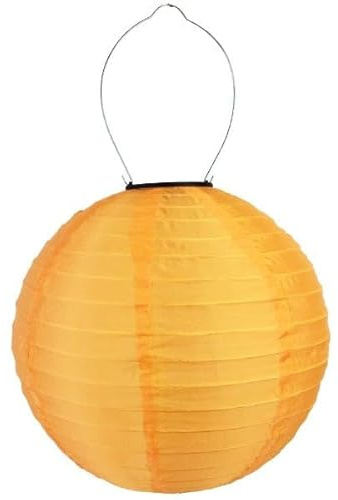 Solar Lampion rund orange 35 cm (Solarenergie)