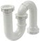 40MM S Trap White for Static CARVAN Plumbing Shower Bath Sink Waste Basin