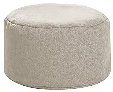 Abnehmbare Nylon-Hocker Pedal Cover, Nordic Luxury Fußhocker Mode Sofa Home Fußbank Pedal Cover, Trendiger Hocker Cover, waschbare Balkon Pedalabdeckung (Khaki)