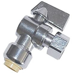 TOUTUB® Robinet WC équerre à écrou mobile femelle 12x17 Ø16