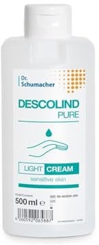 DESCOLIND® PURE Light Cream Spenderflasche 500 ml Parfümfreie Pflegecreme