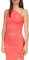 Michael Michael Kors Women's Ruched Chain-Shoulder Top (M, Sangria)