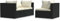 vidaXL Gartenmöbel 3-TLG. mit Auflagen Sofa Garnitur Lounge Ecksofa Gartensofa Gartenset Sitzgruppe Sitzgarnitur Schwarz Poly Rattan