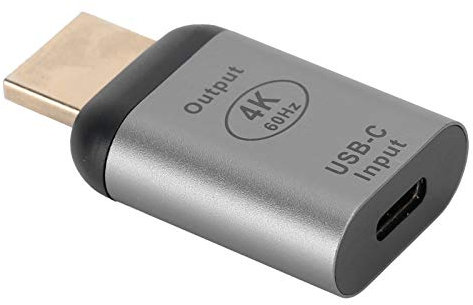Jopwkuin Adaptateur USB C vers HDMI, Convertisseur de Type C vers HDMI Prenant en Charge Jusqu'à 4K 60 Hz, Adaptateur de Type C Prenant en Charge les Effets Visuels 3D, pour Windows/Android/Os X