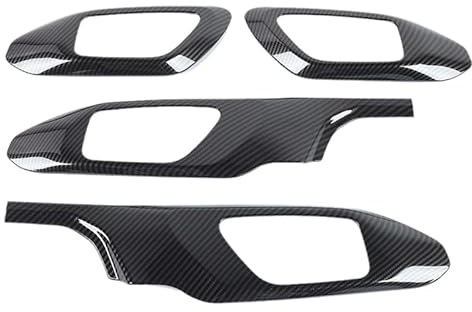 Vagorut per per Jeep Compass 2021 2022 LHD Maniglia per porta interna per auto Ciotola Adesivi per decorazione accessori 4 pezzi