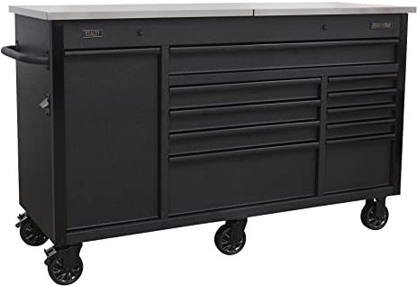 Sealey Mobile Cabinet 1600mm with Power Tool Charging Drawer, Large