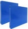 PROREGAL 2x Memoboard aus Stahl geschlossen | HxBxT 30x30x3,5cm | Blau | Wandtafel Trägersystem Magnettafel Lochblech