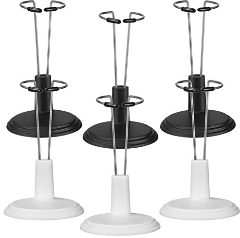 Toddmomy 6-Teiliger Puppenständer Verstellbarer Puppenständer Action-Figur-Präsentationsständer Für Schaufensterdekoration