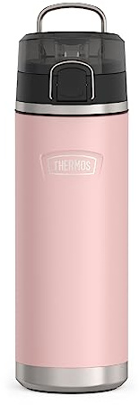 ICON Series by THERMOS Botella de agua de acero inoxidable con boquilla, 680.4 g, rosa atardecer
