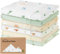 Bio Spucktücher Baby Junge, Mädchen - 6er-Pack Große Baumwoll Mulltücher Baby Waschlappen, Super Saugfähig, Ultraweiches Neugeborene Set, Geschlechtsneutral, Maschinenwaschbar, Langlebig (Roarsome)