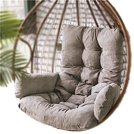 Hängesessel Kissen Nur Kissenbezug For Hängende Eierstühle – Ersatzpolsterbezug For Schaukelstuhlsitz (kein Stuhl Im Lieferumfang Enthalten) For Draußen, Drinnen, Garten, Terrasse, Hängematte, Hängeko