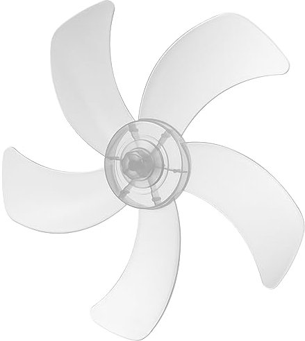 OSALADI Ceiling Fan Replacement Plastic Fan 16 Inch for Broken Clear White Ceiling Fan