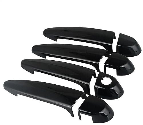 VIYOLI Auto-Außentürgriff Für B&MW E87 E90 E91 E92 E93 F30 X1 X2 X3 X4 X6 4 Stücke Glanz Schwarz Türgriff Abdeckung Borte Auto Zubehör Auto Styling