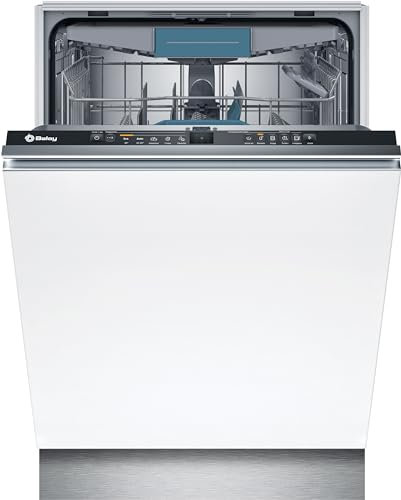 Balay 3VH5331NA Lavavajillas Integrable, 60 cm, Tercera Bandeja para Cubiertos, ExtraSilencio, Tecnología Home Connect, Blanco