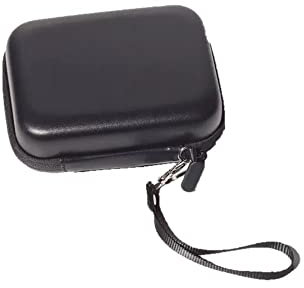 Kameratasche für Leica SOFORT 2 Hybrid-Sofortbildkamera, stoßfest, PU-Leder, Mini-Schutzhülle, Hartschale, Schwarz, Schwarz , Kameratasche
