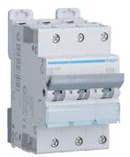 NGT320 Hager - Disjoncteur courbe D - 20A - triphasé 3P - 6-10kA - 3 modules - NGT - Bornes décalées à vis
