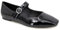 Esprit Damen Nicola Mary Jane Schuh, Schwarzes Lack-PU-Material, 40 EU