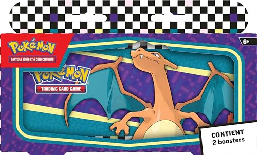 Pokémon TCG: Federmäppchen – Es ist der Schulanfang – Glurak (Box und 2 Booster)