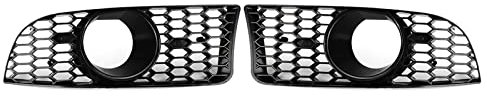 Front Kühlergrill 2 Stücke Auto Nebelscheinwerfer Lampenabdeckung Wabengrill Stoßfängergrill Für E90 E91 E92 E93 2004-2012 Auto Front Gril