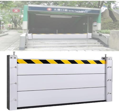 GODFSAHG 60 Cm High Garage Door Flood Threshold Kit, Removable Waterproof Cover For Basement Windows, Front Door Flashing Reusable For Street/garage/house/yard (Color : L-105cm/41.3in/3.4f