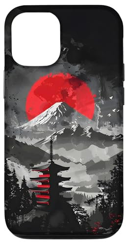 Japanese Mountain Sunset Case for iPhone 12/12 Pro