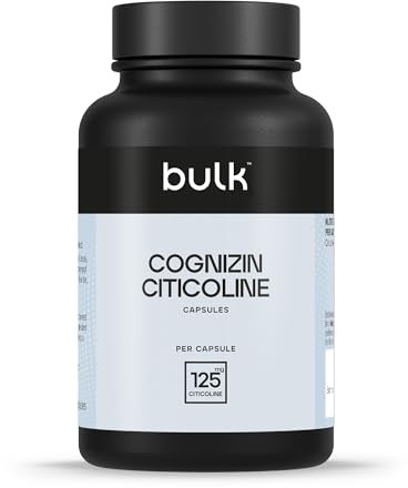 Bulk Cognizin Capsules, 125 mg, 90 Capsules, 90 Servings
