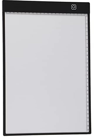 Plottertisch A4 37 × 24 × 3, A4 LED-Kunstbild, Leuchtkissen, Zeichentisch, 3 Dimmmodi, separater Typ