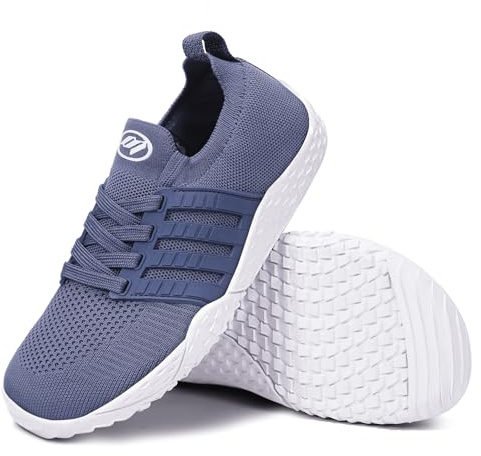 RUYI Unisex Breite Barfußschuhe Damen Herren Barfuss Schuhe Minimalistische Traillaufschuhe Atmungsaktiv Sneaker rutschfest Walkingschuhe mit Zero-Drop-Sohle
