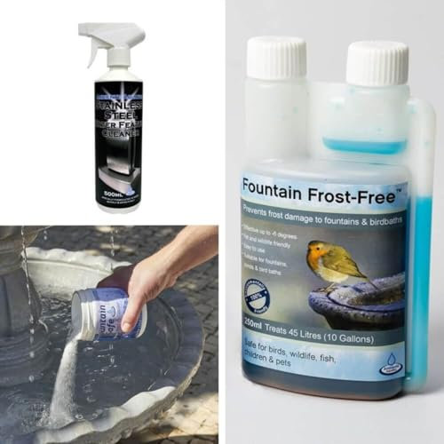 Primrose Stainless Steel Water Feature Complete 12 Month Treatment Pack