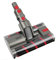 Tête De Moteur De Rechange for Aspirateur Dyson, Compatible avec Les Modèles Omni-Glide SV19/21, Brosse À Rouleau Souple Et Double Rouleau