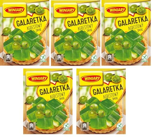 5 x Götterspeise Winiary Galaretka 5 razy (Stachelbeere)