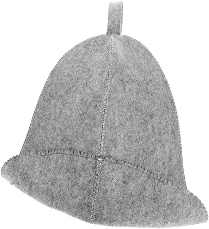 Gorro de Sauna de Fieltro Cómodo y Suave Sombrero Absorbente para Sauna Protección el Sobrecalentamiento y Actividades Relacionadas para Adultos
